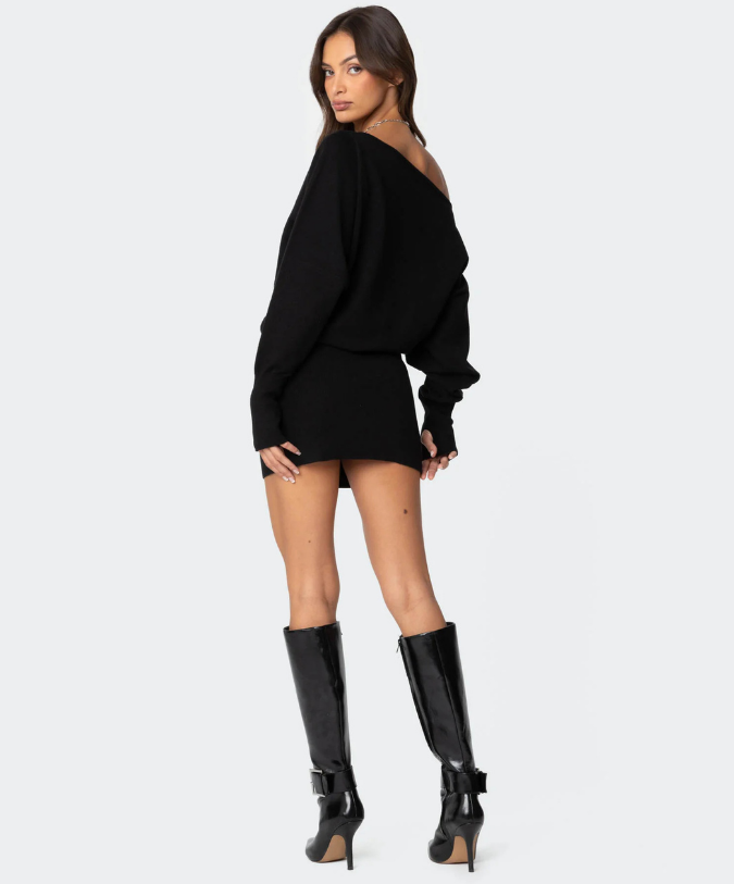 Noor Off-Shoulder Mini Dress