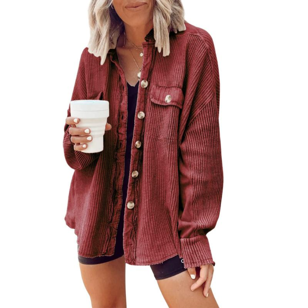 Isolde Waffle Shacket