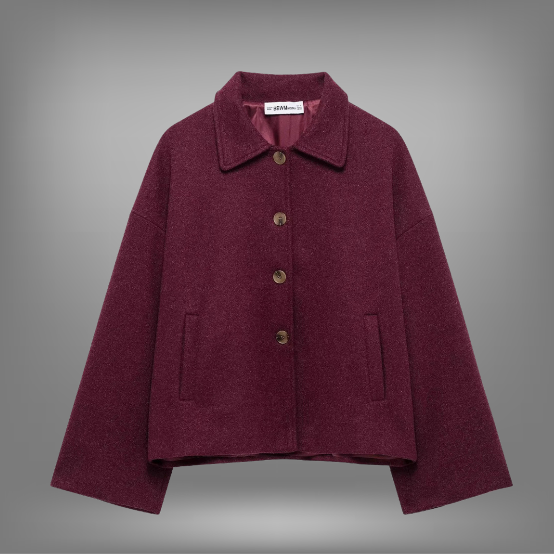 Léonie | Dames Korte Jas Met Knopen