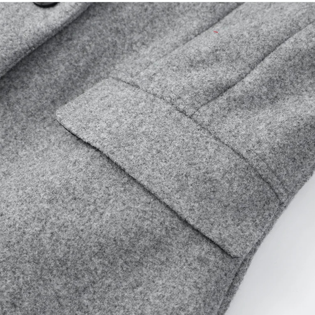 Elara | Dames Lange Jas met Knopen