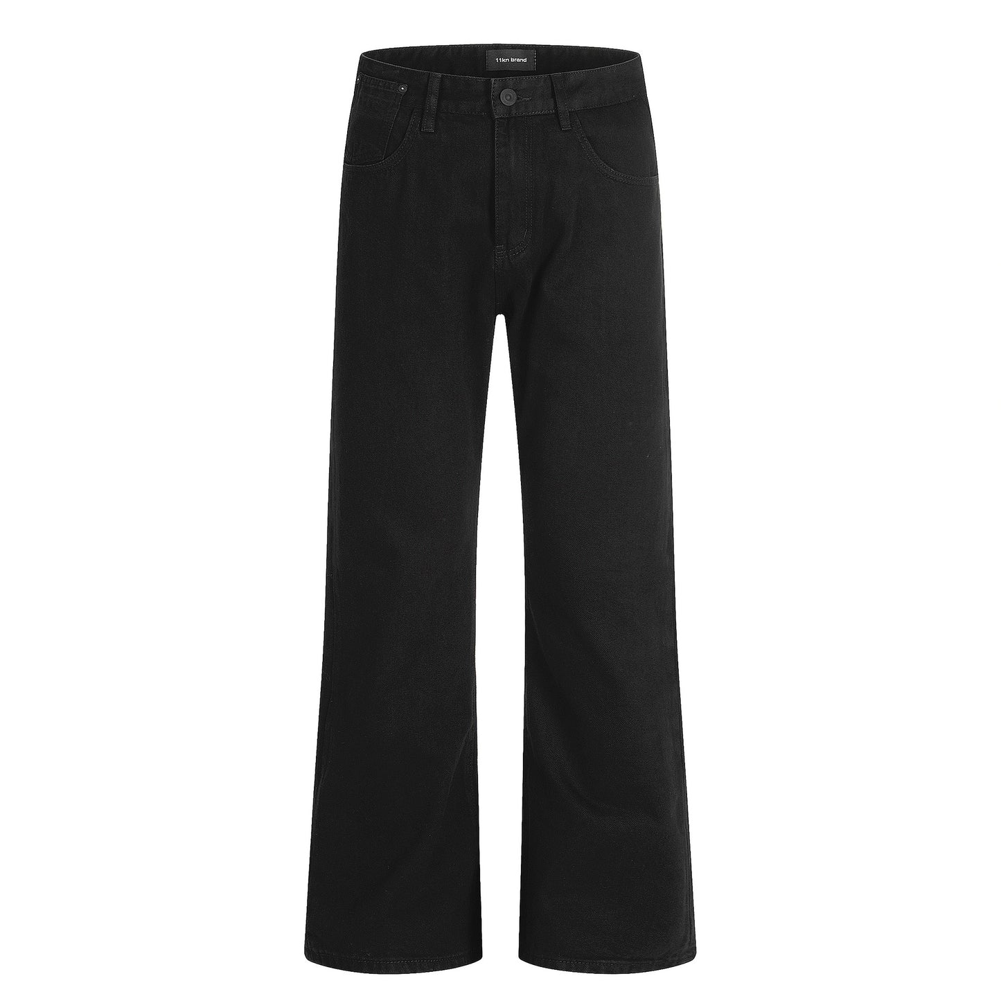 Noah | Heren Zwarte Jeans met Rechte Pijpen