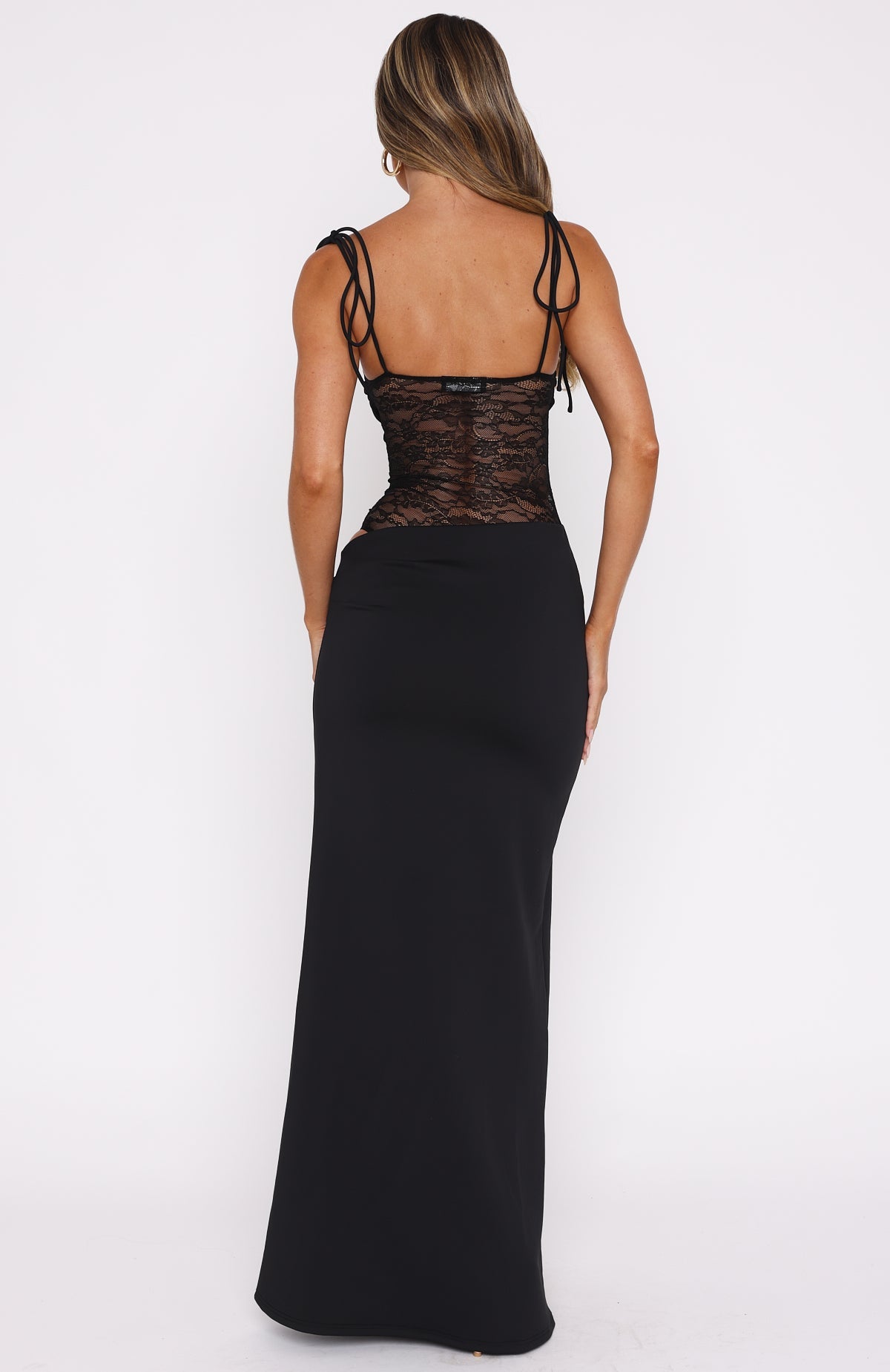 Luciana Bordeaux Maxi Dress