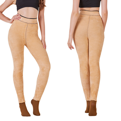 Luna | Dames Fleece-Gevoerde Transparante Winter Legging