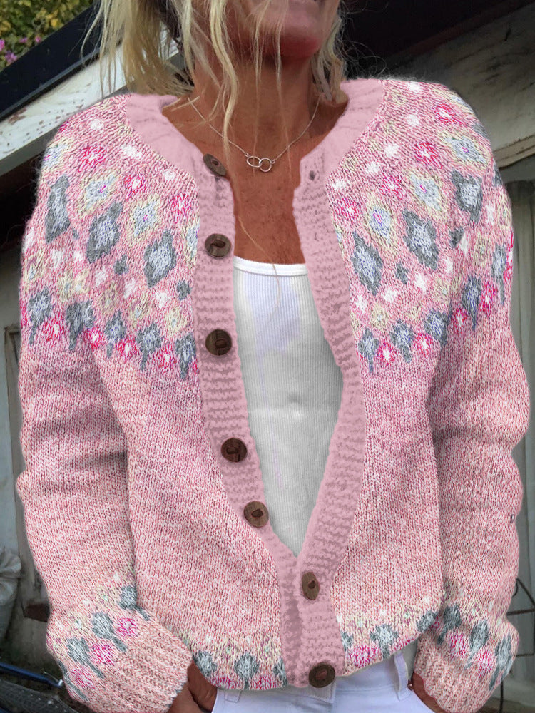 Losgebreid Vest met Patroon – Elva™