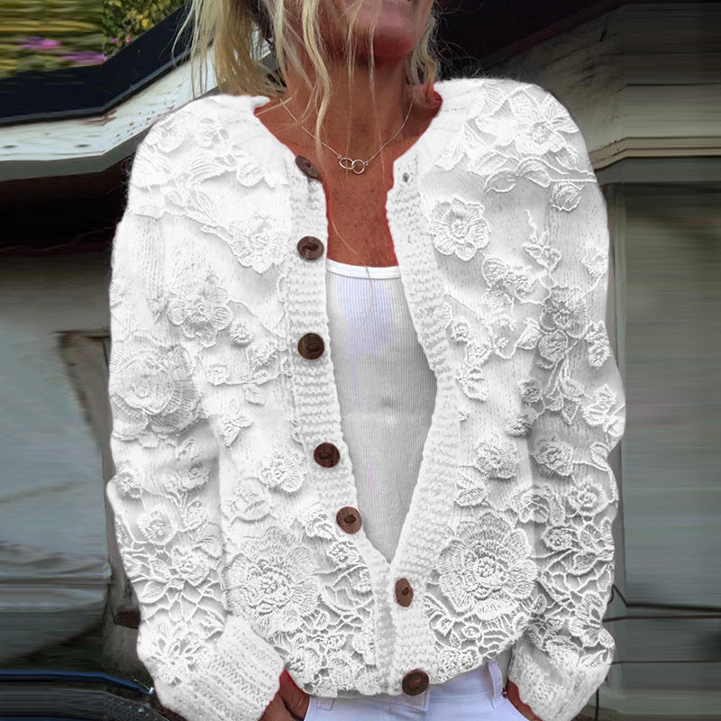 Losgebreid Vest met Patroon – Elva™