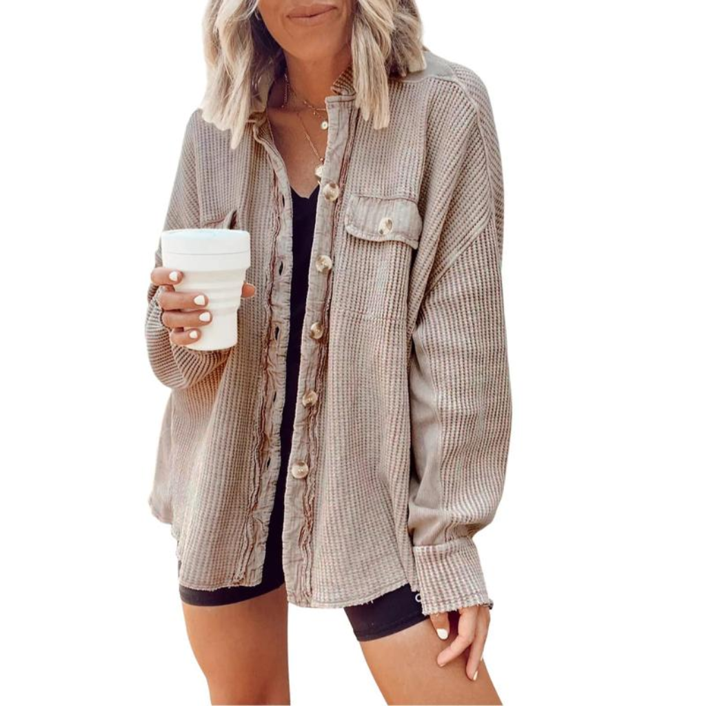 Isolde Waffle Shacket