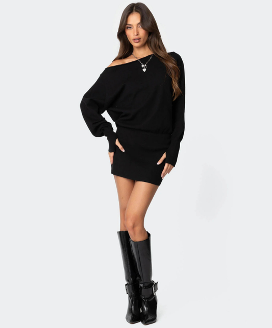 Noor Off-Shoulder Mini Dress