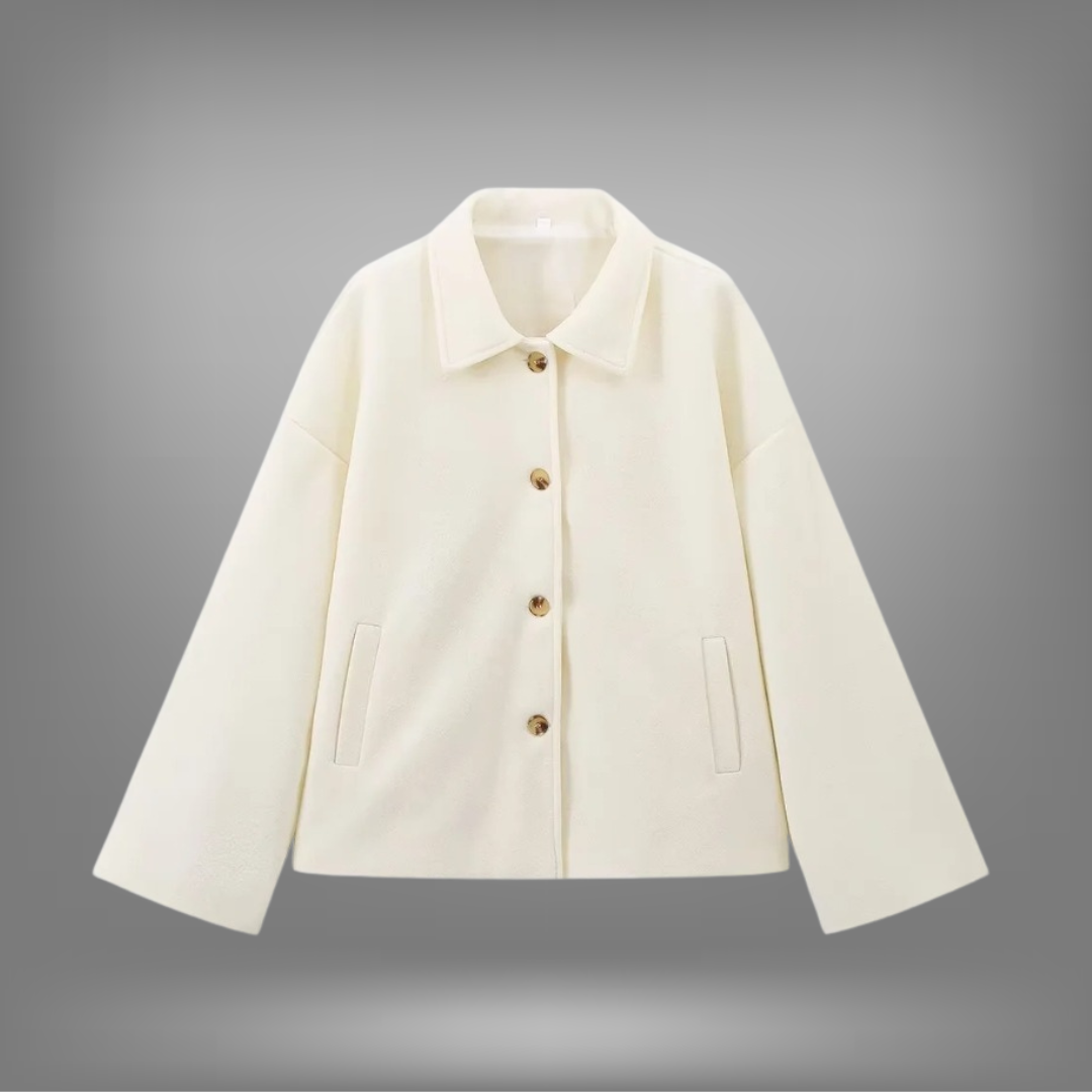 Léonie | Dames Korte Jas Met Knopen