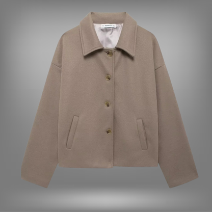 Léonie | Dames Korte Jas Met Knopen