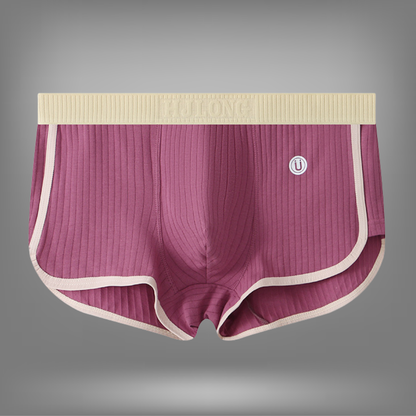 Bas | Heren Geribde Lounge Shorts Set