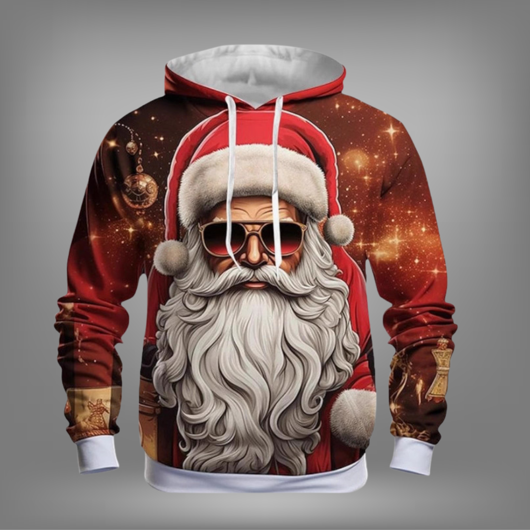 Bram | Heren Winter Santa Hoodie