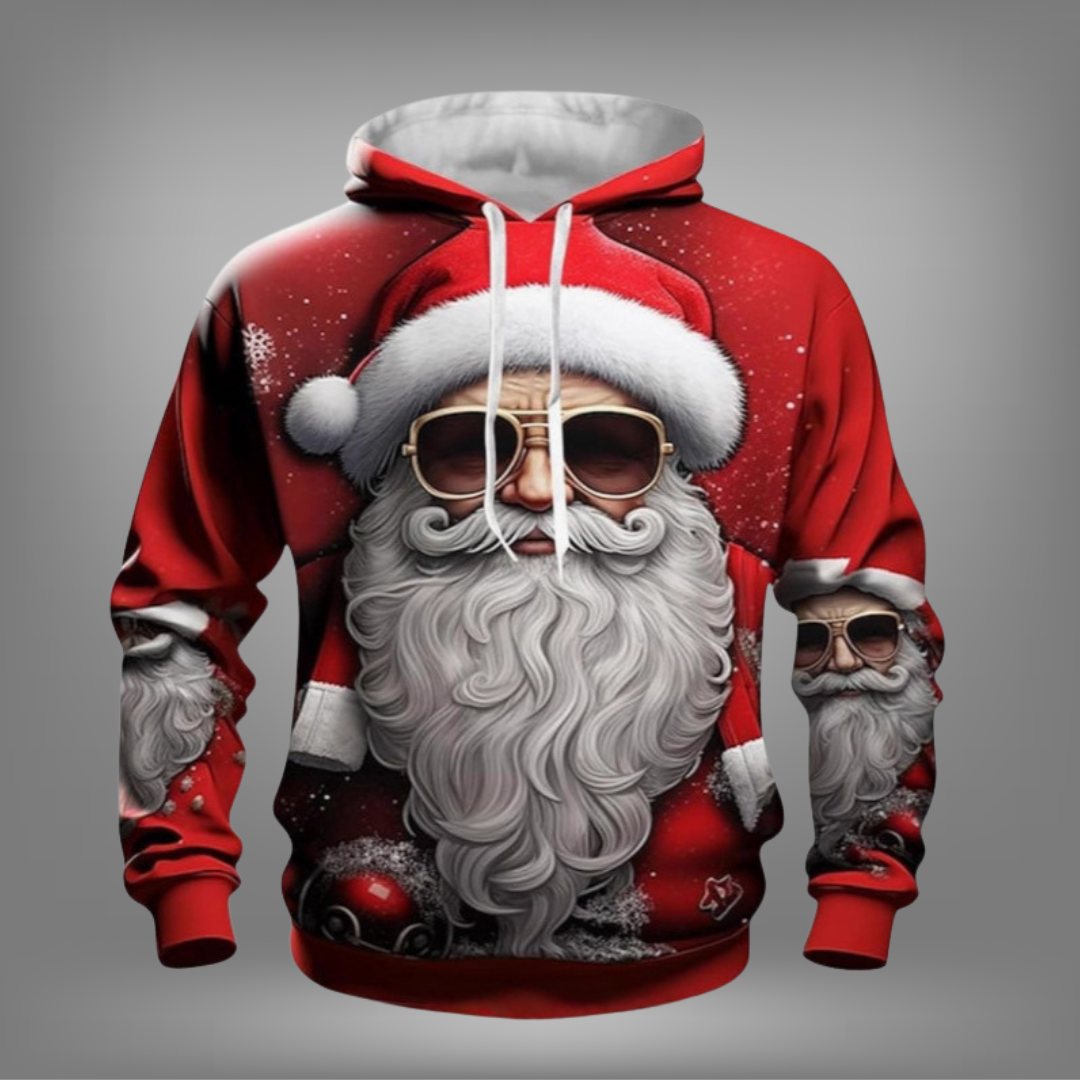 Bram | Heren Winter Santa Hoodie