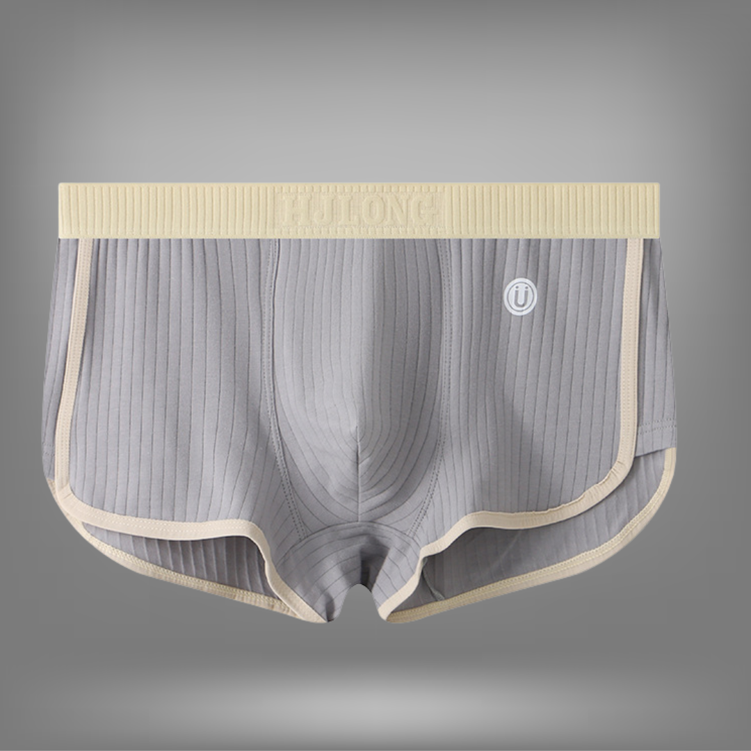 Bas | Heren Geribde Lounge Shorts Set