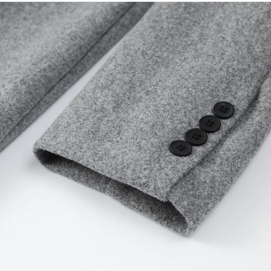 Elara | Dames Lange Jas met Knopen