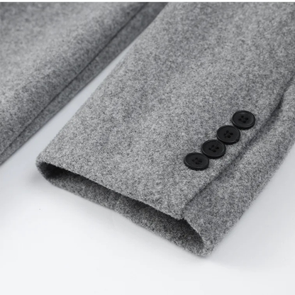 Elara | Dames Lange Jas met Knopen