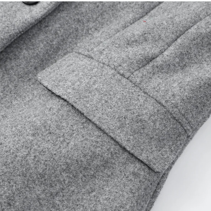 Elara | Dames Lange Jas met Knopen