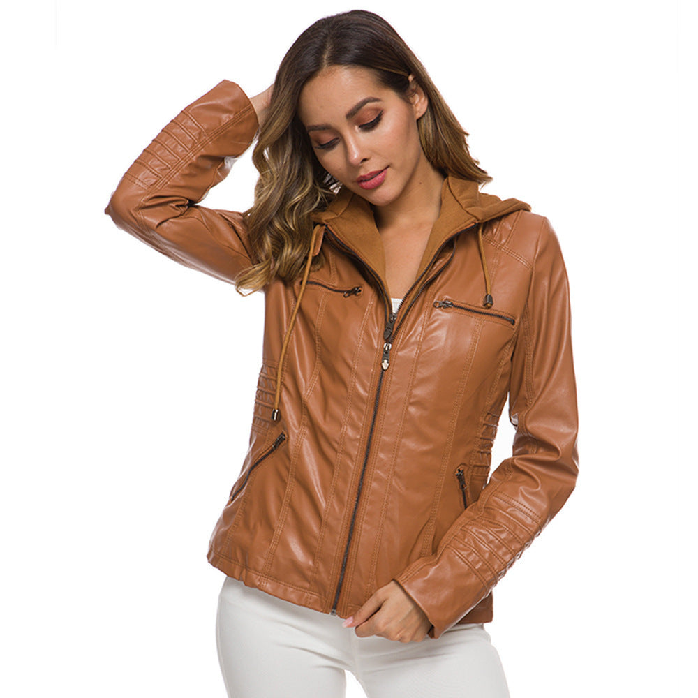 Sanne | Dames Zip-Up Jas met Capuchon