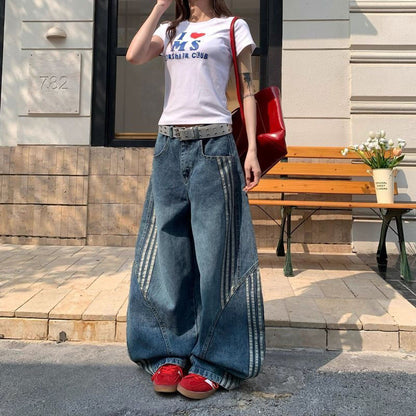 Liora | Dames Wide Leg Denim Broek