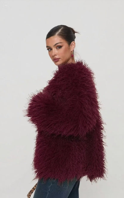 Lieke | Dames Oversized Faux-Fur Jasje