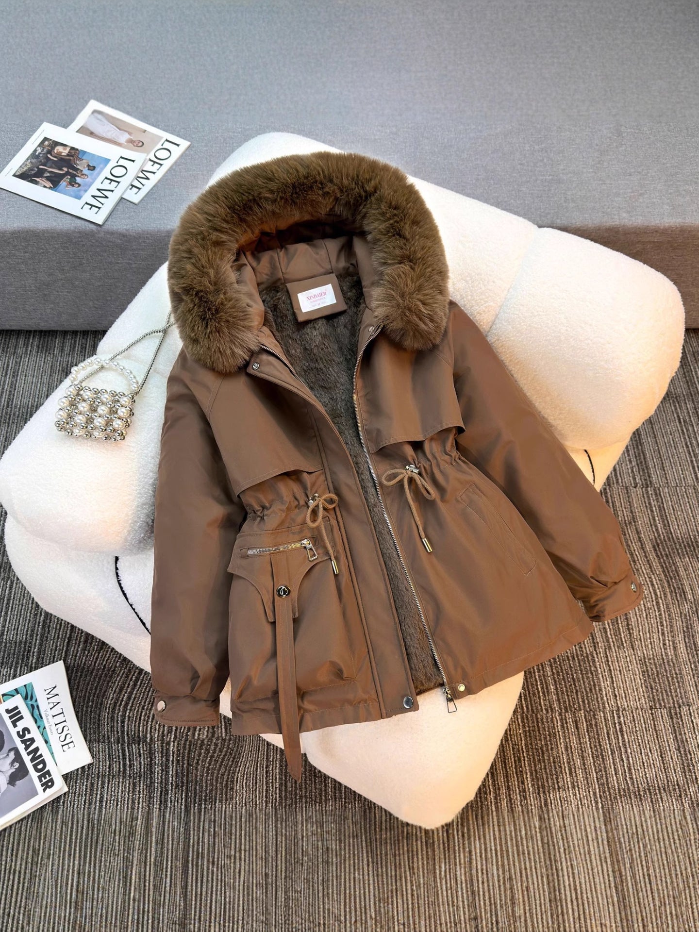 Lotte | Dames Gewatteerde Winterjas met Capuchon