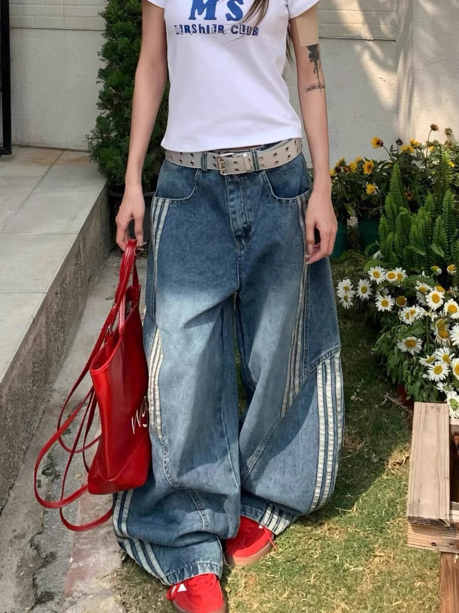 Liora | Dames Wide Leg Denim Broek