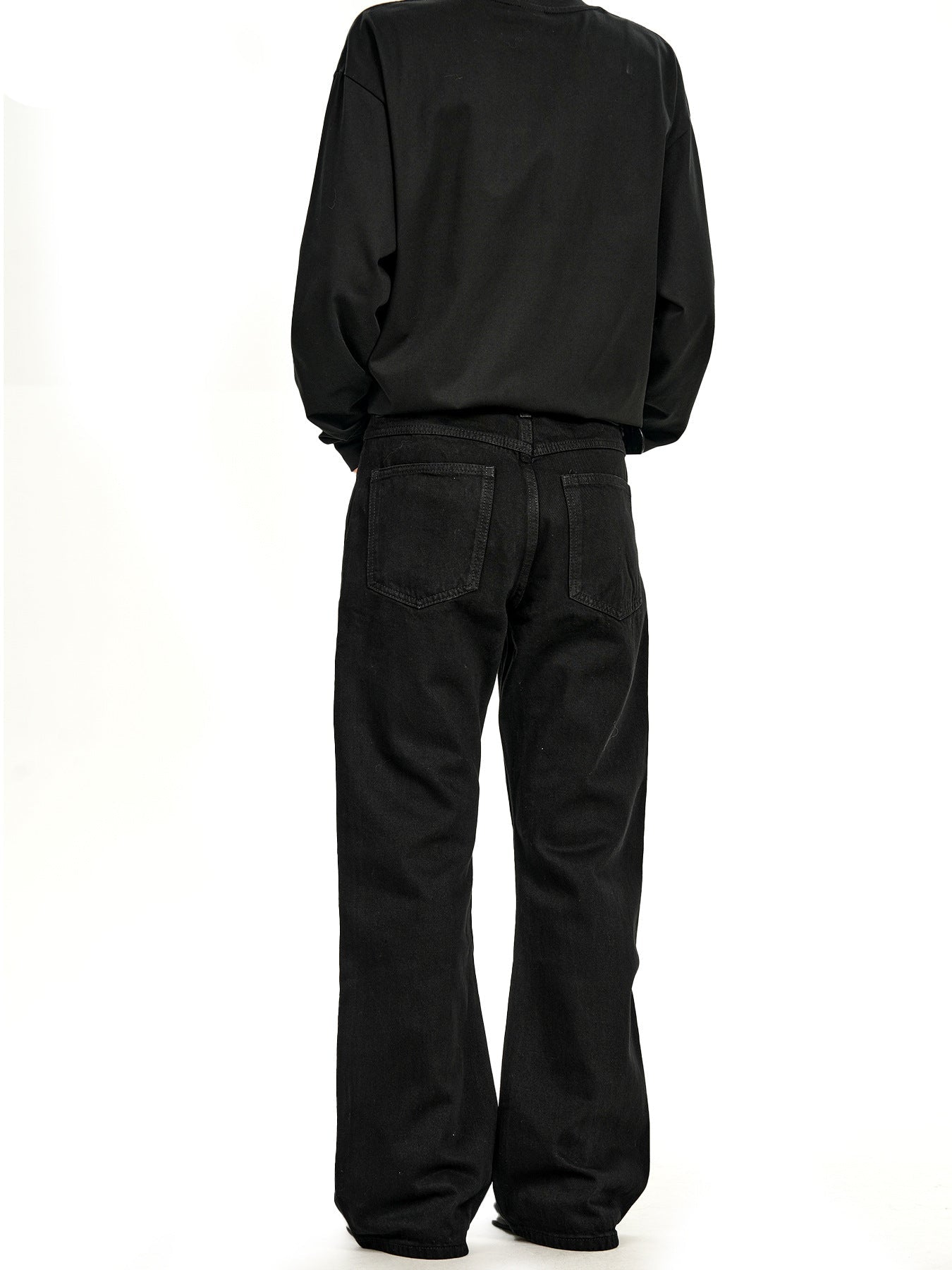 Noah | Heren Zwarte Jeans met Rechte Pijpen