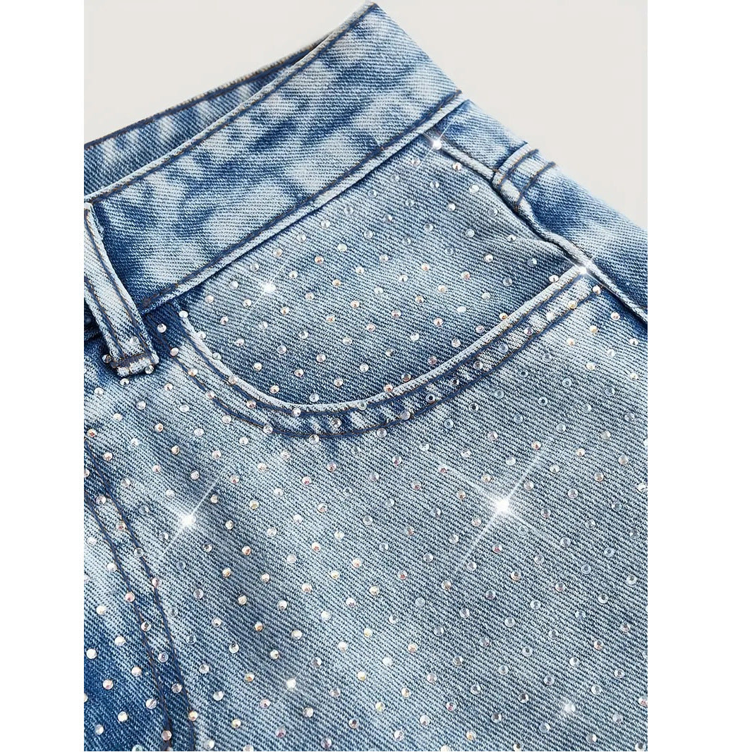 Sofie | Dames High-Waist Jeans met Wijde Pijpen