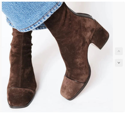 Lena | Dames Block Heel Enkellaarsjes