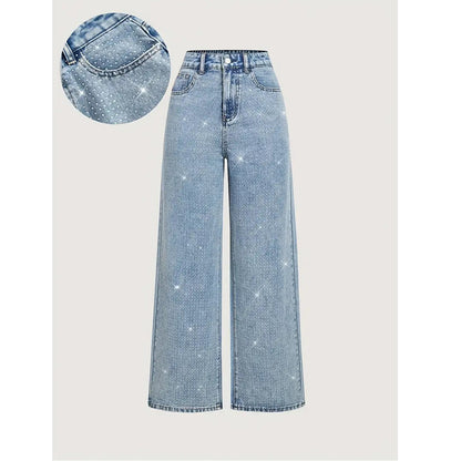 Sofie | Dames High-Waist Jeans met Wijde Pijpen