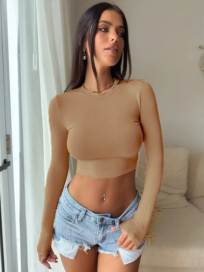 Mila Longsleeve Crop Top