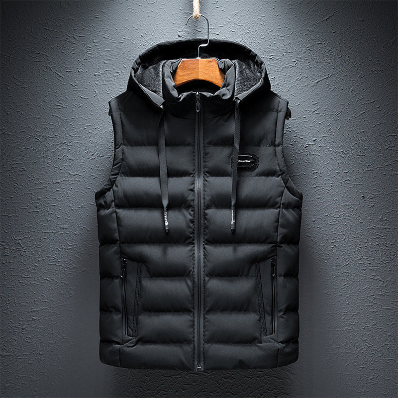 Jasper | Heren Gewatteerde Bodywarmer met Capuchon