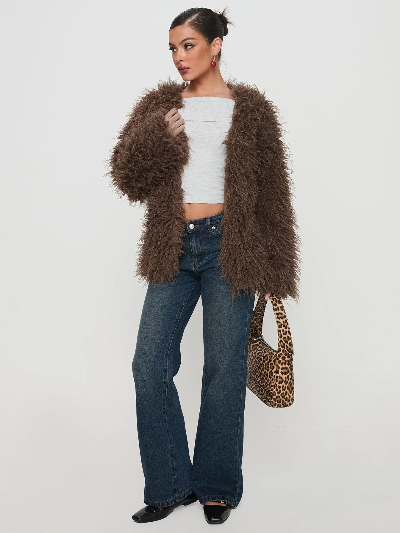 Lieke | Dames Oversized Faux-Fur Jasje