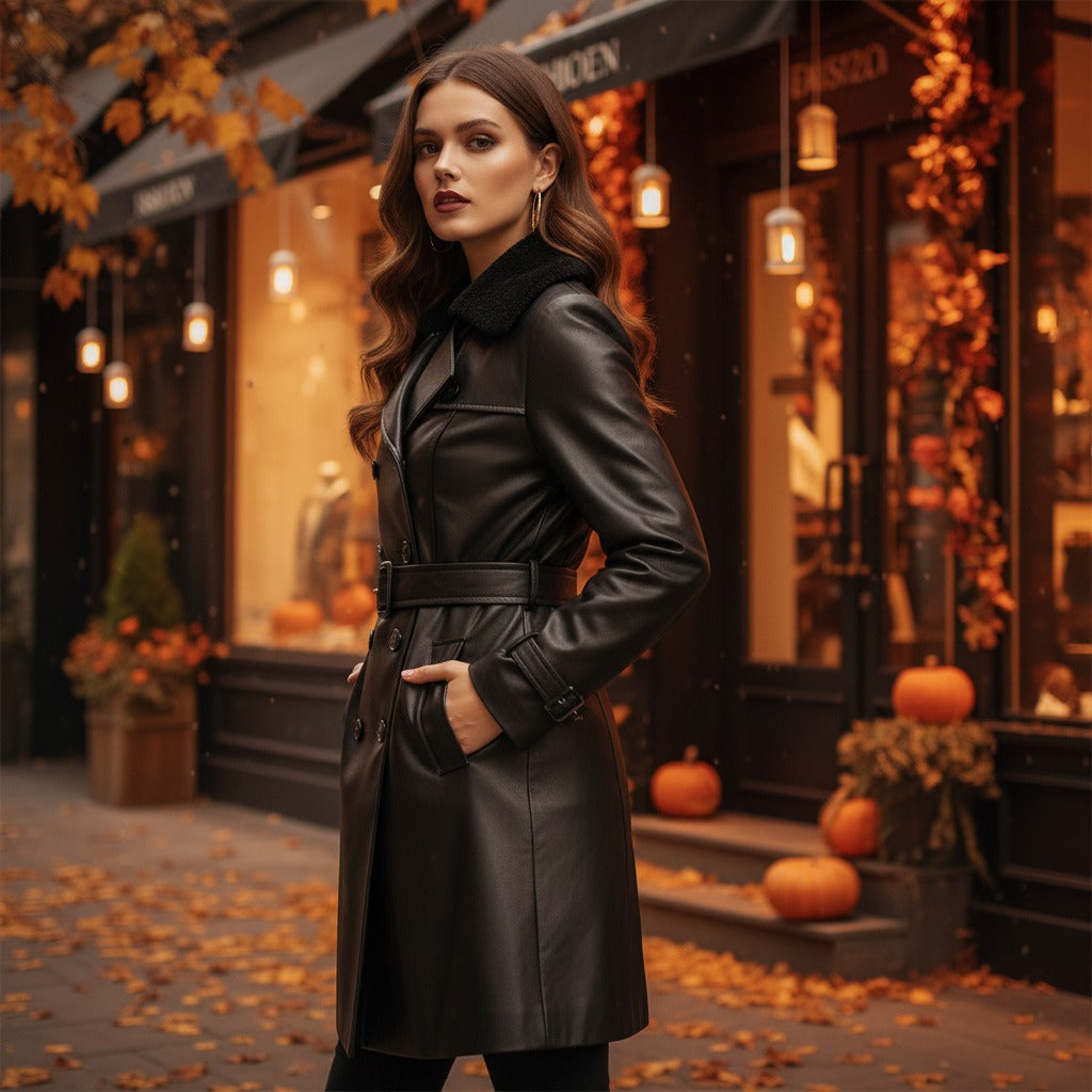 Sanne | Dames Lange Winterjas