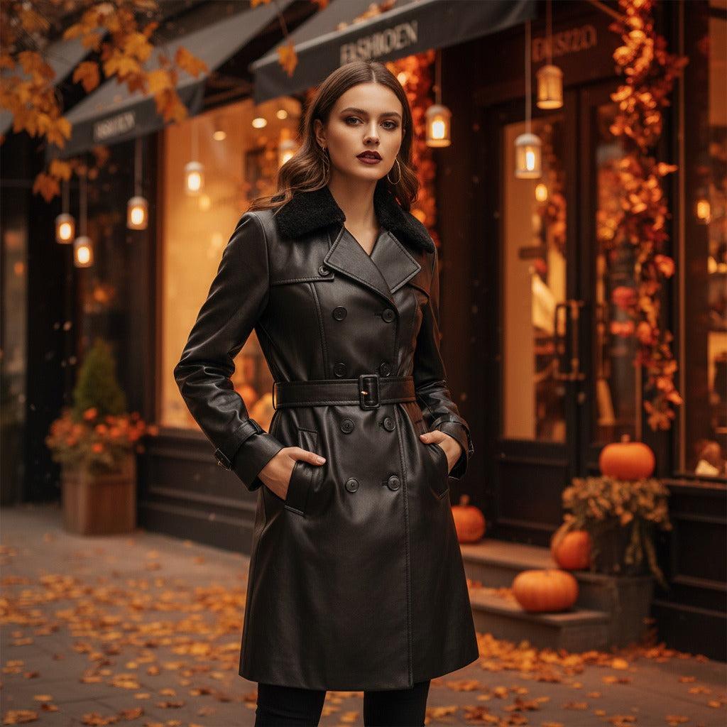 Sanne | Dames Lange Winterjas