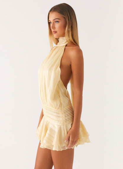 Elise – Chiffon Halterjurk