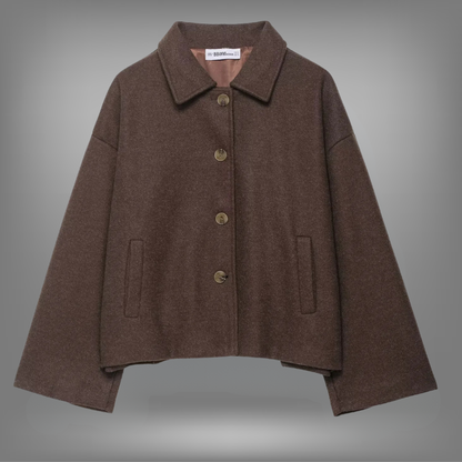 Léonie | Dames Korte Jas Met Knopen