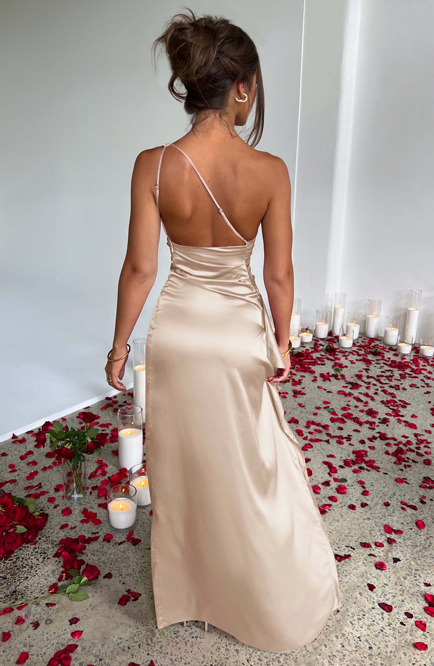 Alessia Satin Maxi Dress