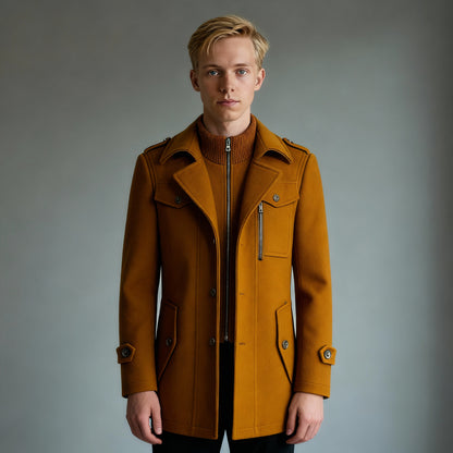 Willem | Heren Gestructureerde Winterjas