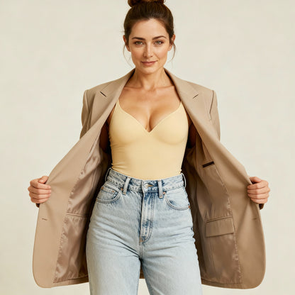 Elena | Dames Naadloze One-Piece Bodysuit