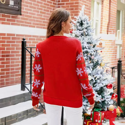 Santa Sleigh Kersttrui