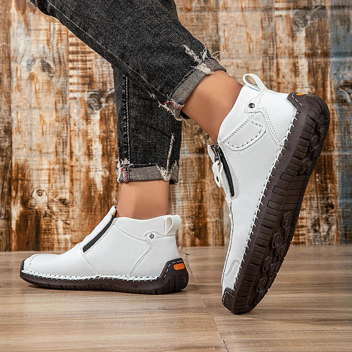 Bas | Heren Casual Zip-Up Laarzen