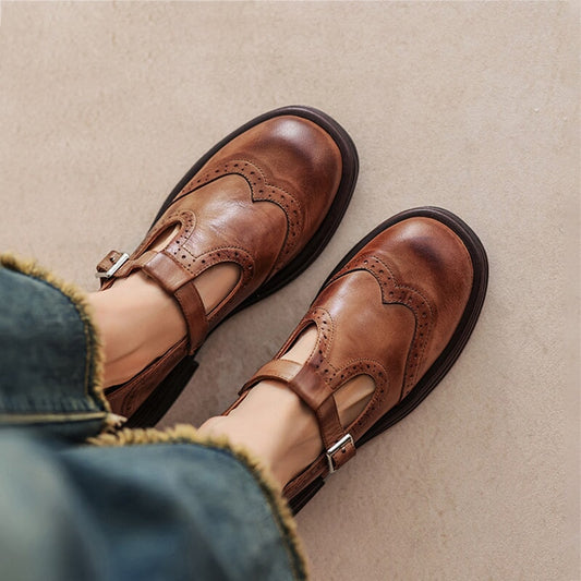 Elegante Leren Mary Janes