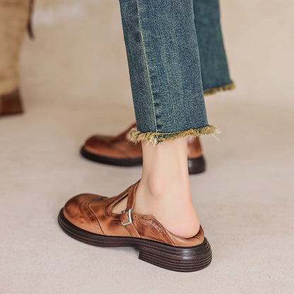 Elegante Leren Mary Janes