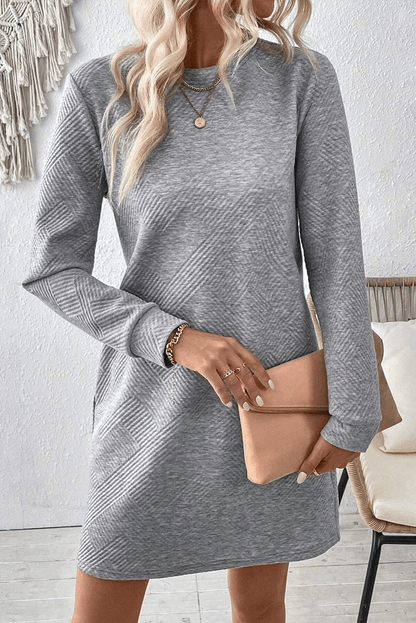 Long Sleeve Casual Knit Dress