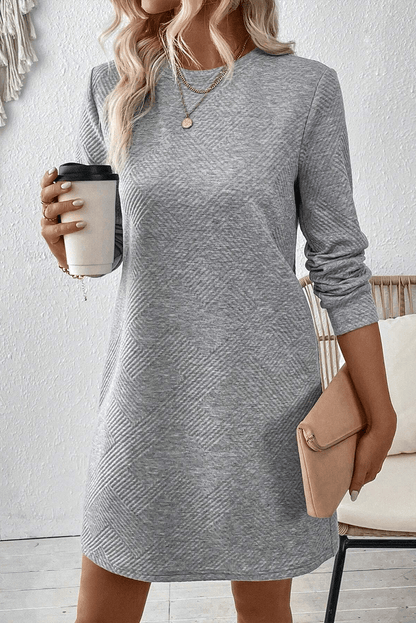 Long Sleeve Casual Knit Dress
